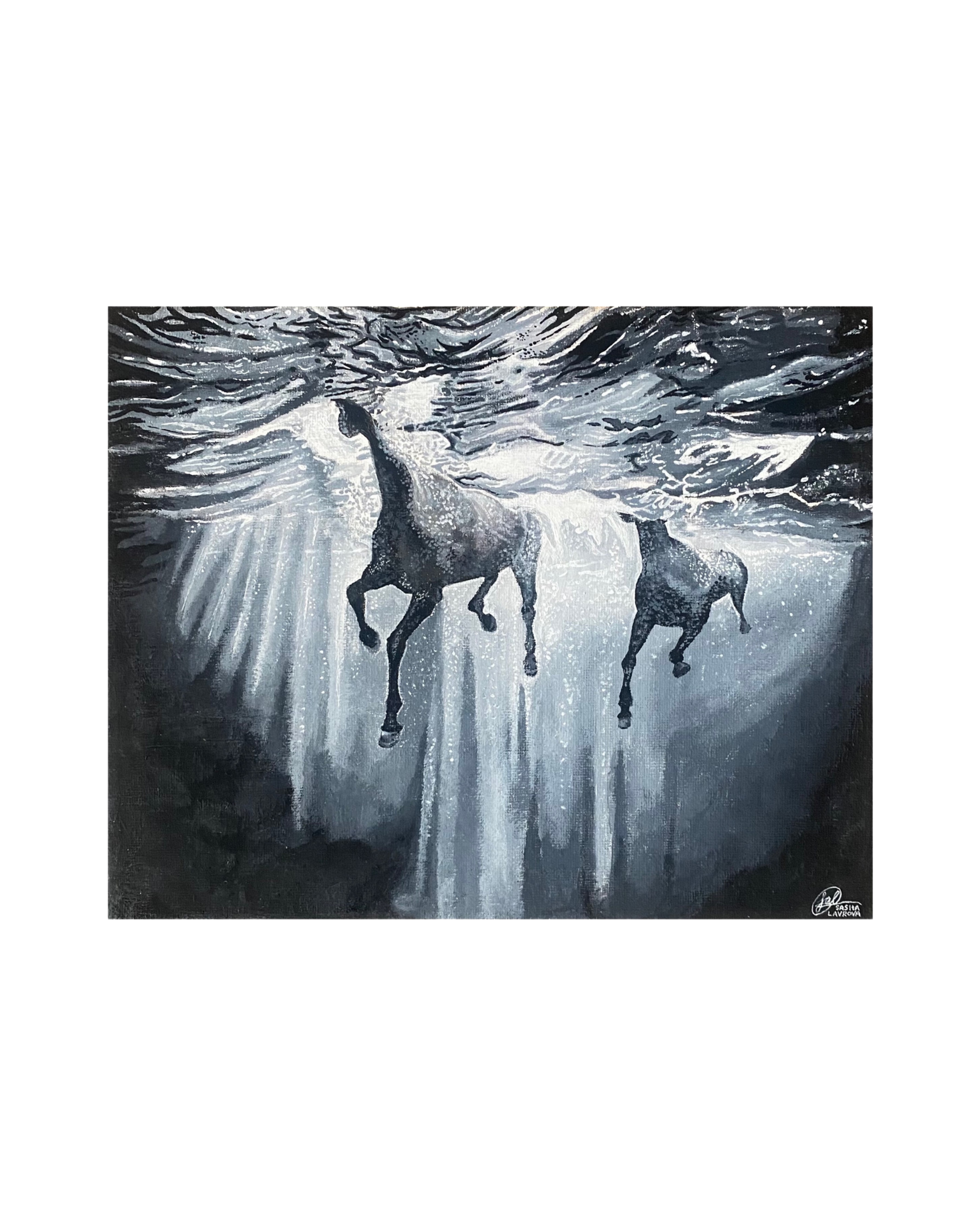 horses don't stop they keep swimming